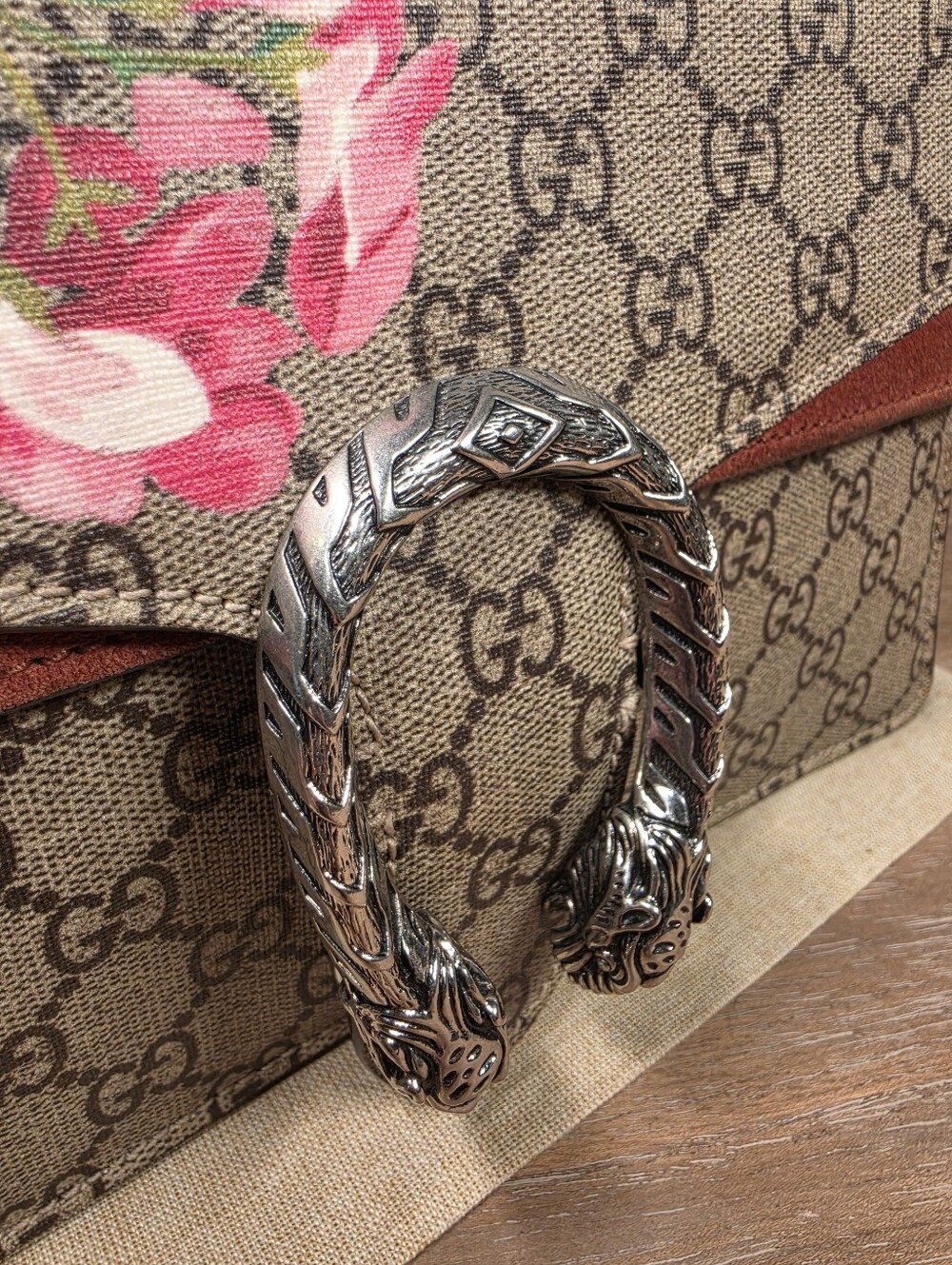Gucci Supreme Dionysus GG Blooms Floral Crossbody w/ COA (Retail $2350) - Picture 9 of 16